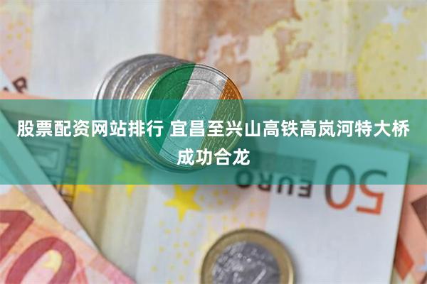 股票配资网站排行 宜昌至兴山高铁高岚河特大桥成功合龙