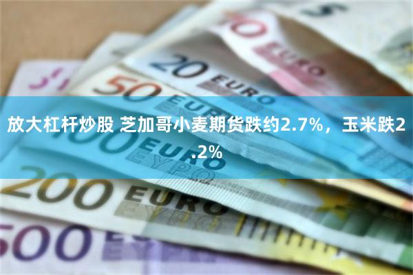 放大杠杆炒股 芝加哥小麦期货跌约2.7%，玉米跌2.2%