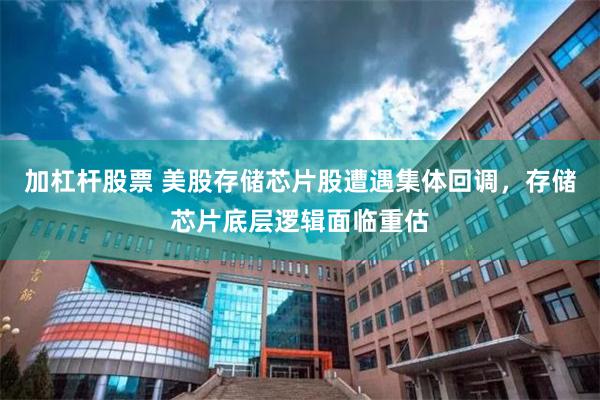 加杠杆股票 美股存储芯片股遭遇集体回调，存储芯片底层逻辑面临重估