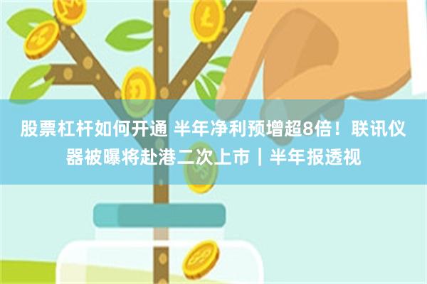 股票杠杆如何开通 半年净利预增超8倍！联讯仪器被曝将赴港二次上市｜半年报透视
