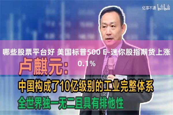 哪些股票平台好 美国标普500 E-迷你股指期货上涨0.1%