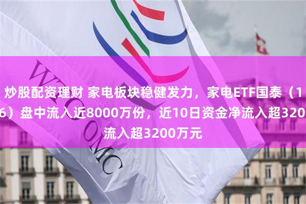 炒股配资理财 家电板块稳健发力，家电ETF国泰（159996）盘中流入近8000万份，近10日资金净流入超3200万元