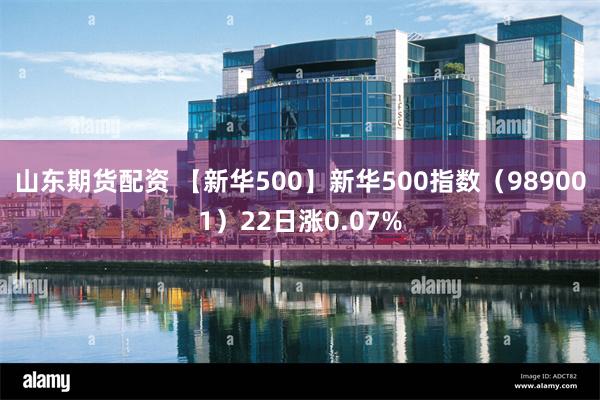 山东期货配资 【新华500】新华500指数（989001）22日涨0.07%