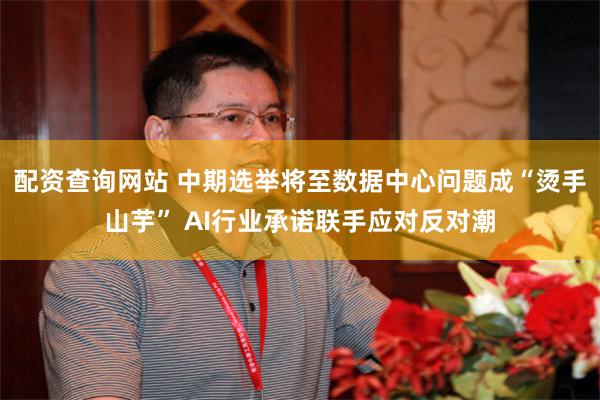 配资查询网站 中期选举将至数据中心问题成“烫手山芋” AI行业承诺联手应对反对潮