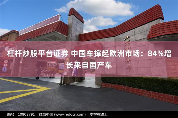 杠杆炒股平台证券 中国车撑起欧洲市场：84%增长来自国产车